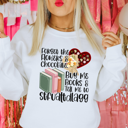 Buy Me Books Valentines DTF