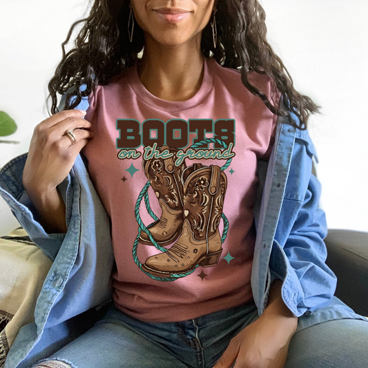 Boots On The Ground DTF Transfer