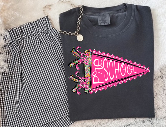 *Pink Grade Pennant DTF Transfer