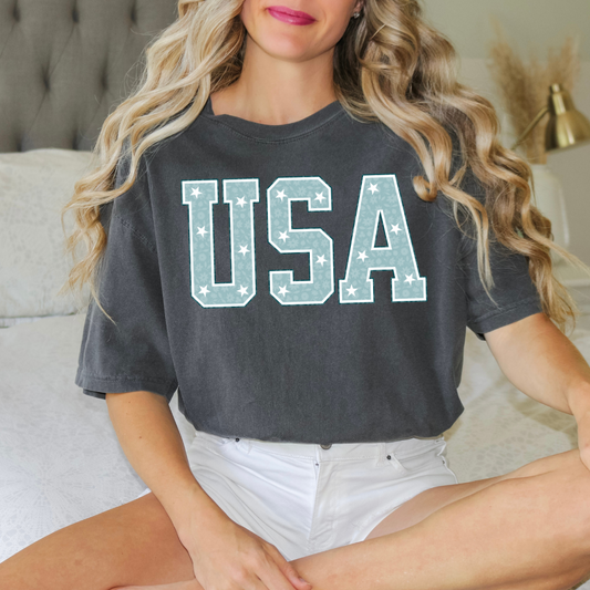 USA Stars DTF Transfer