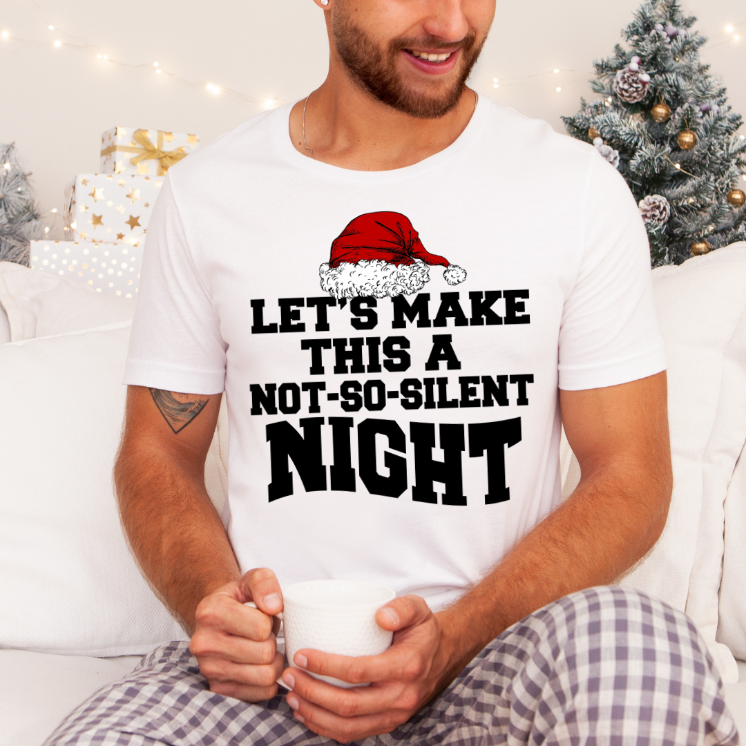 Not So Silent Night Santa DTF Transfer