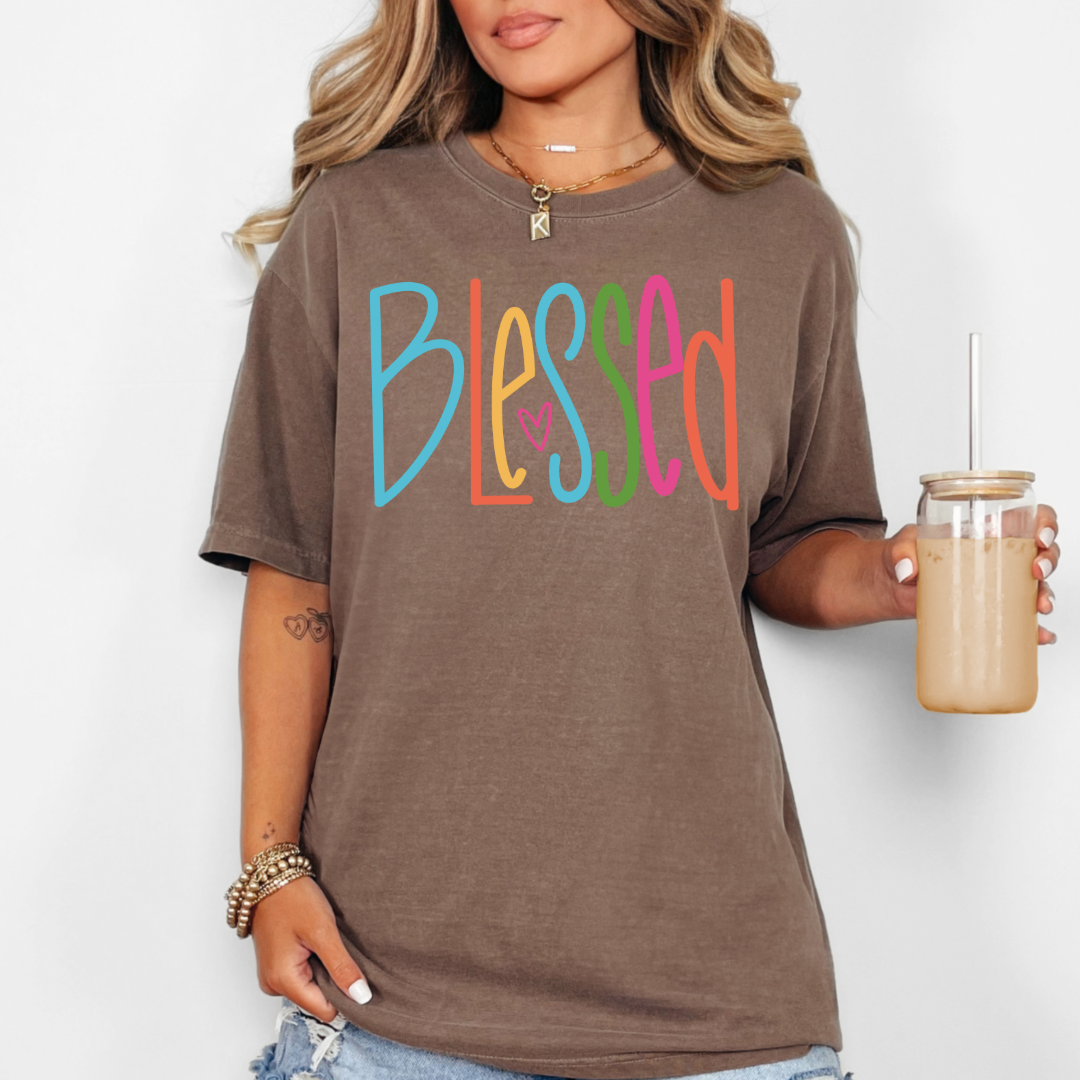 Blessed Neon DTF Transfer