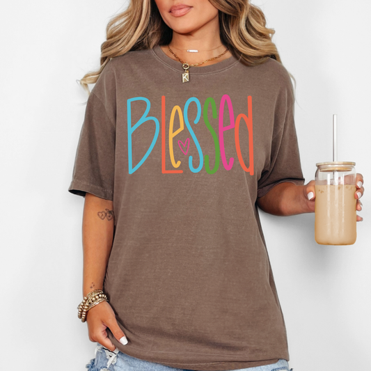 Blessed Neon DTF Transfer