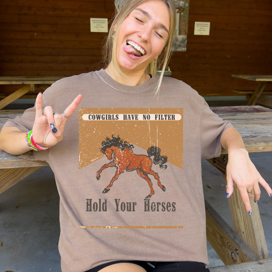 Hold Your Horses DTF Transfer