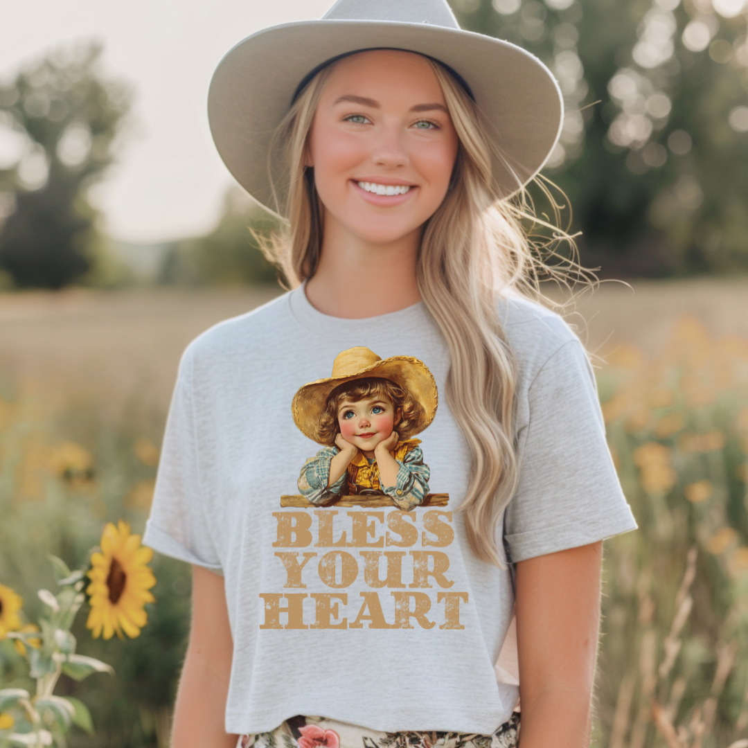 Bless Your Heart DTF Transfer