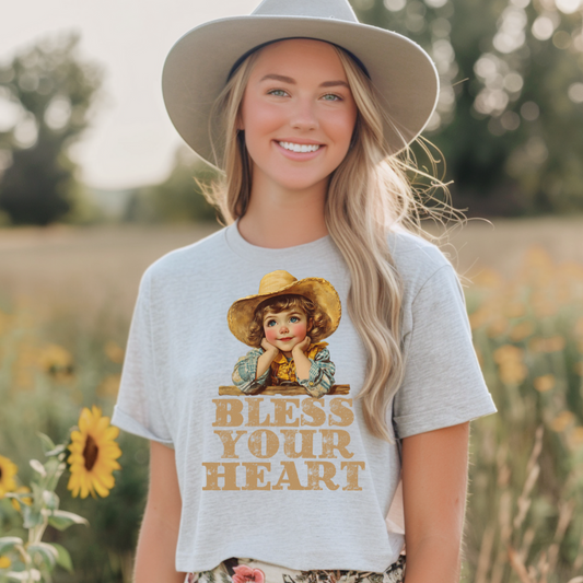 Bless Your Heart DTF Transfer