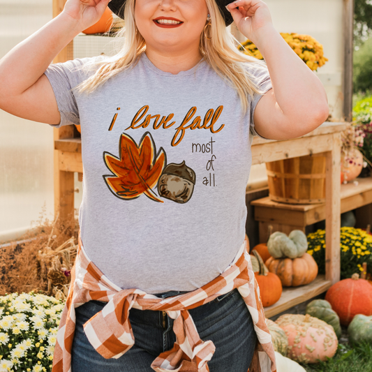 I Love Fall Most of All DTF