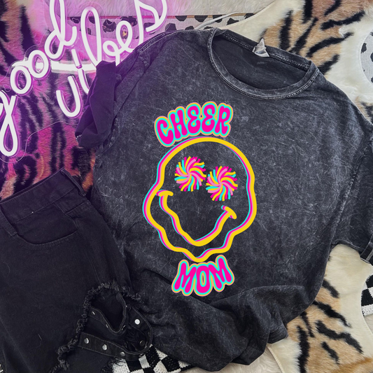 Drippy Neon Face Sports Mom