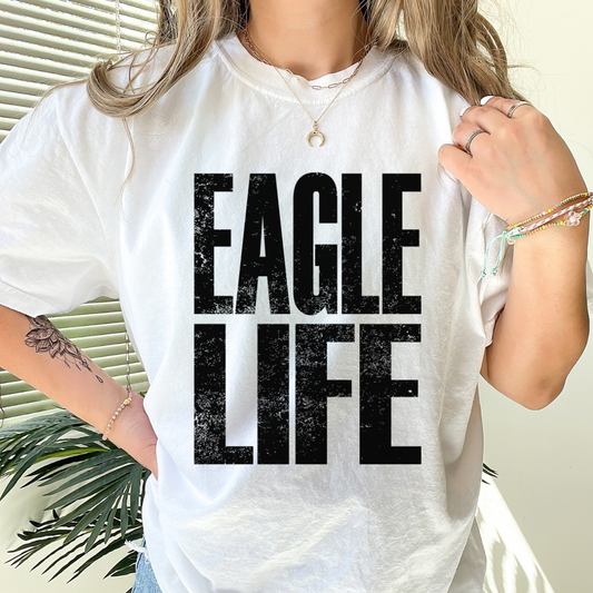 Distressed Eagle Life DTF