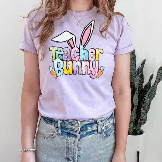 Teacher Bunny DTF