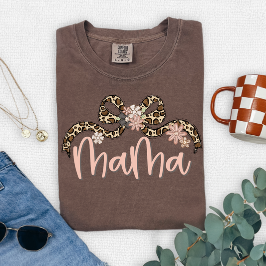 *Custom Leopard Ribbon Bow DTF Transfer