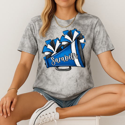 Solid Cheer Pom DTF Transfer