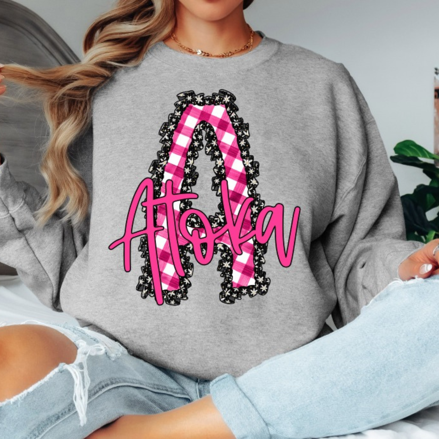 Daisy Ruffle Mascot Custom DTF Transfer