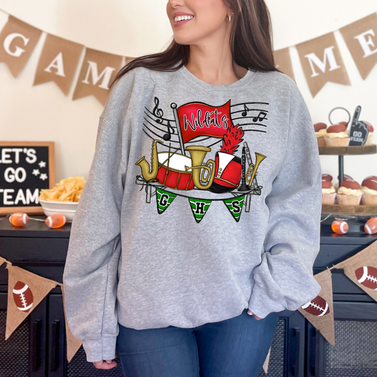 *Custom Marching Band Mascot DTF