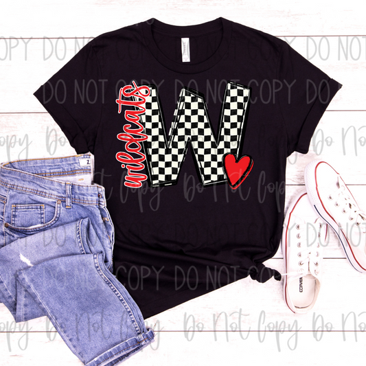 *Custom Checkered Spring Pop Alpha DTF Transfer