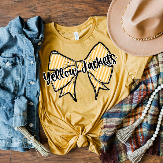 Preppy Bow & Mascot DTF Transfer