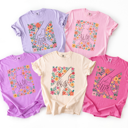 Mothers Day Floral Hands
