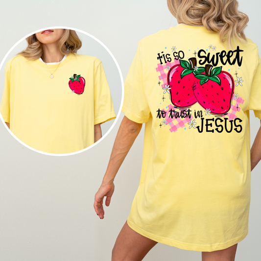 Tis So Sweet To Trust In Jesus DTF Transfer
