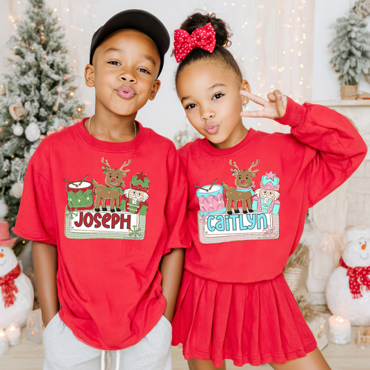 *Christmas Name Frames DTF Transfer