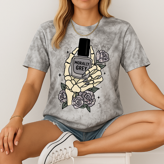 Morally Grey DTF Transfer