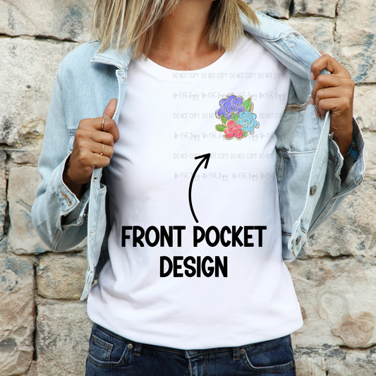 Faith Pennants Front Back DTF Transfer