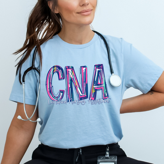 CNA Splatter Painted