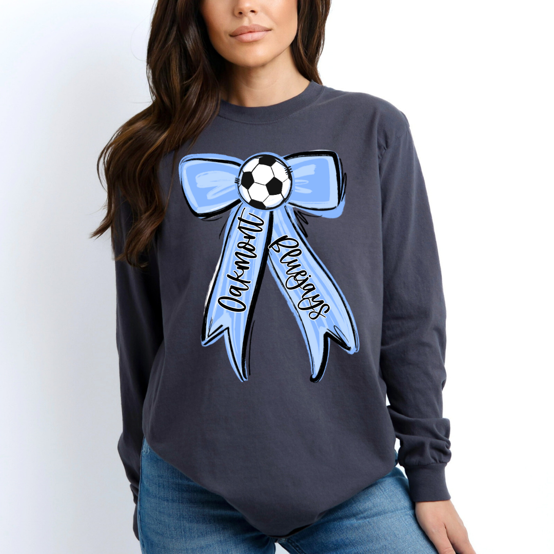 Spaced Out Sporty Long Bow DTF Transfer