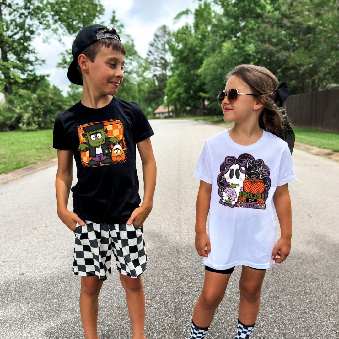 Halloween Sibling Frames DTF Transfer