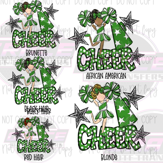Cheer Doodle DTF Transfer