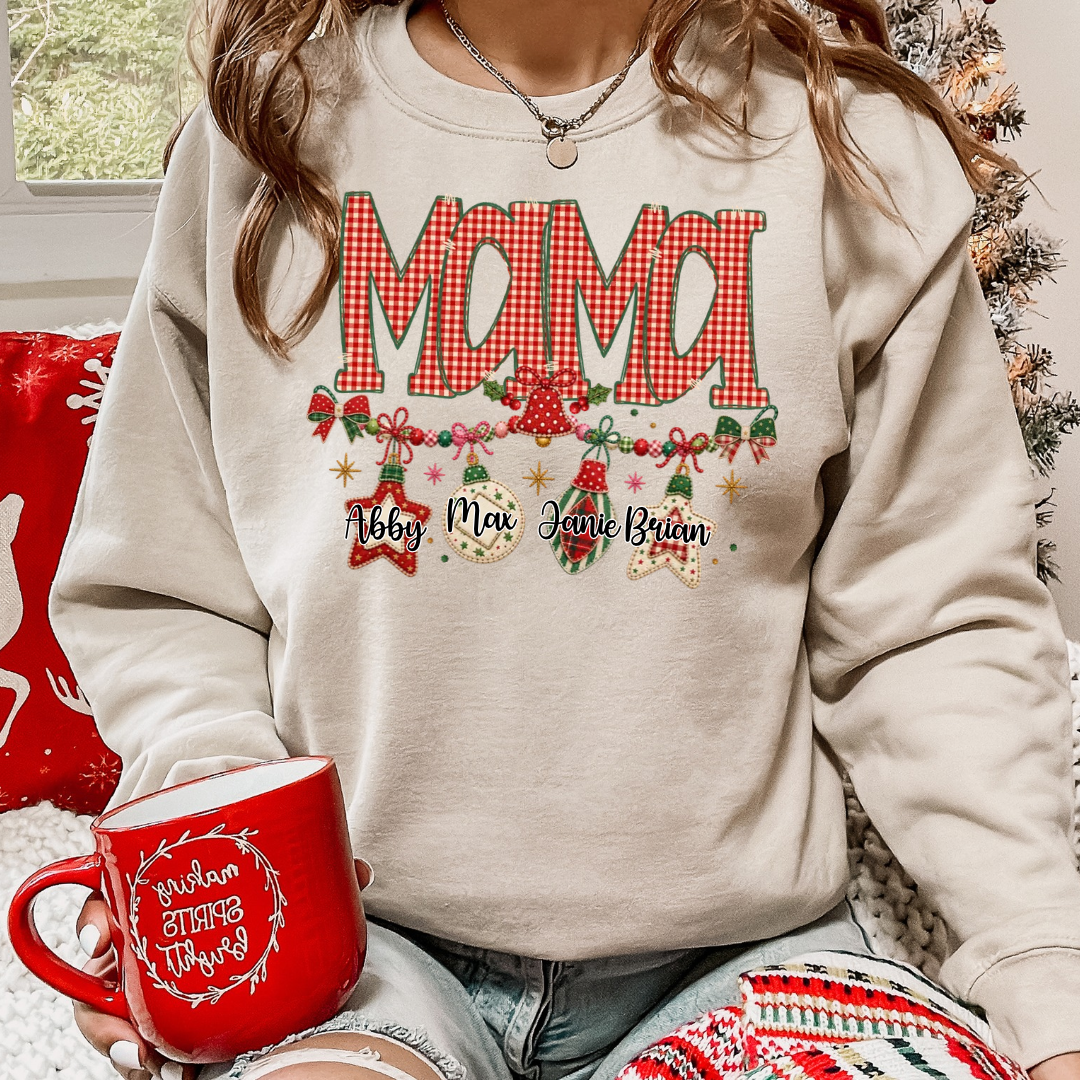 Family Name Ornaments DTF Transfer