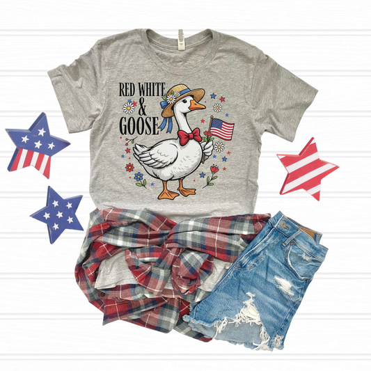 Red White & Goose DTF Transfer