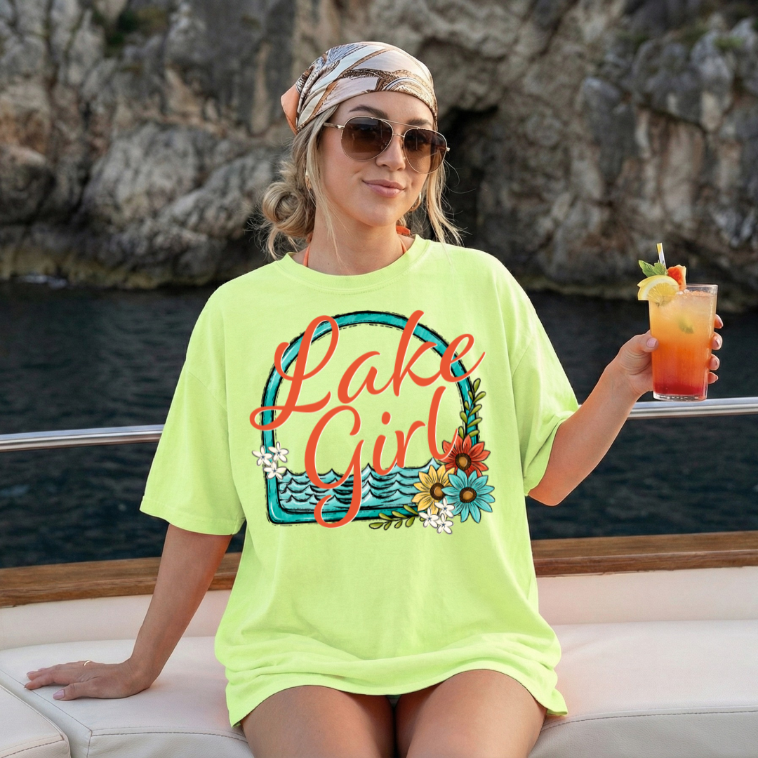 Lake Girl DTF Transfer