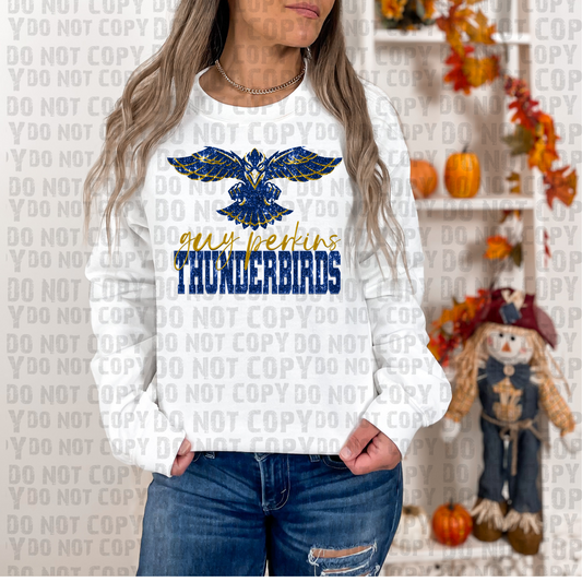 Guy Perkins Thunderbirds Glitter DTF