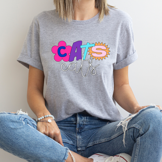 Fun and Funky Mascots Cats DTF