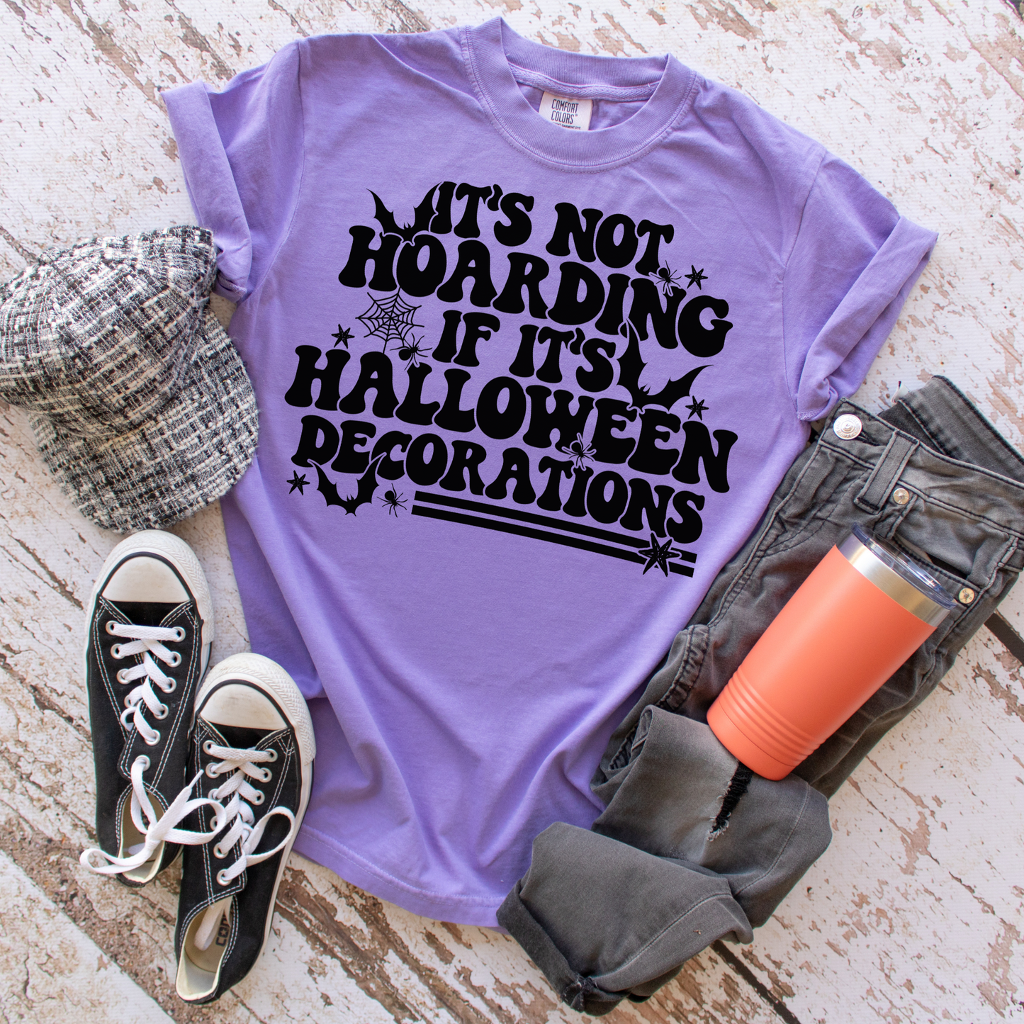 Hoarding Halloween Decorations DTF Transfer