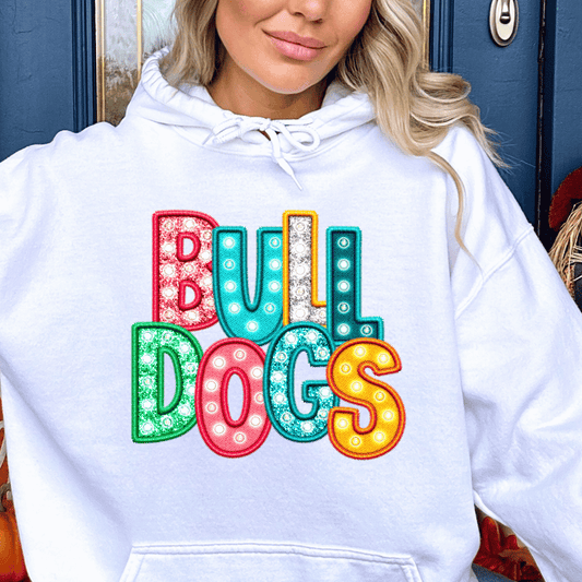 Bulldog Marque Letters DTF