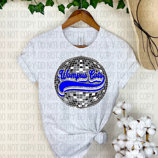 Wampus Cats Disco Ball DTF
