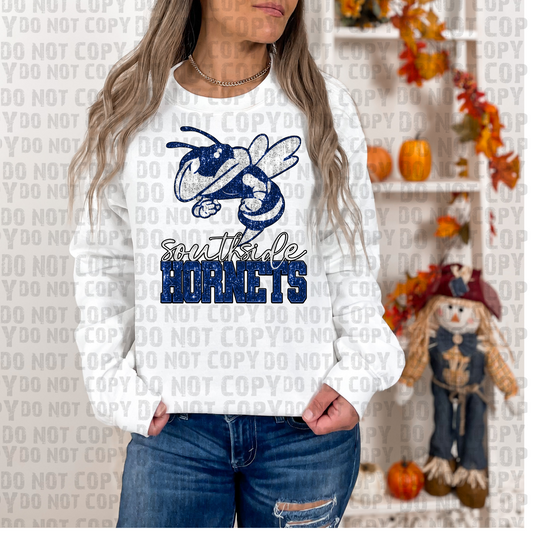 South Side Hornets Glitter DTF