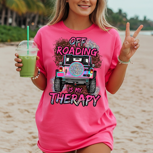 Riding Is My Therapy DTF Transfer