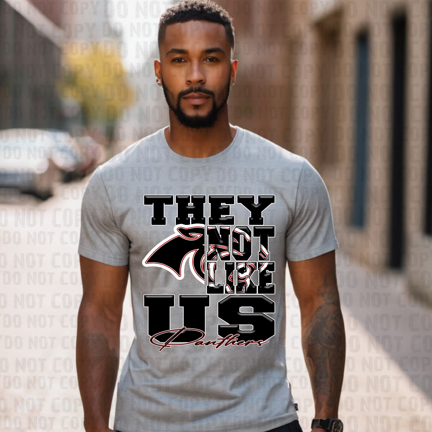 They Not Like Us Mascot DTF Transfer