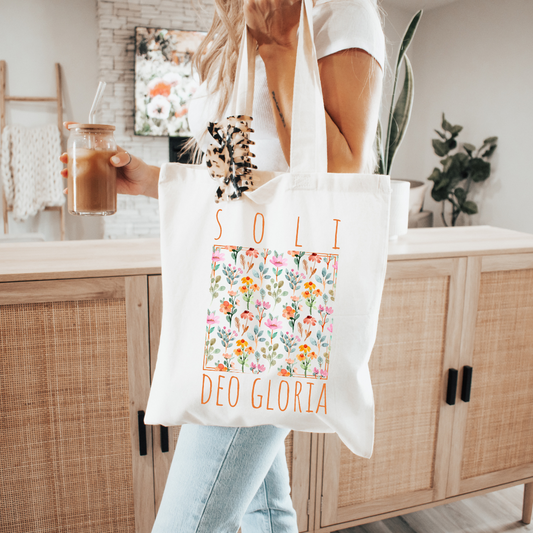 Soli Deo Gloria Floral Box DTF Transfer