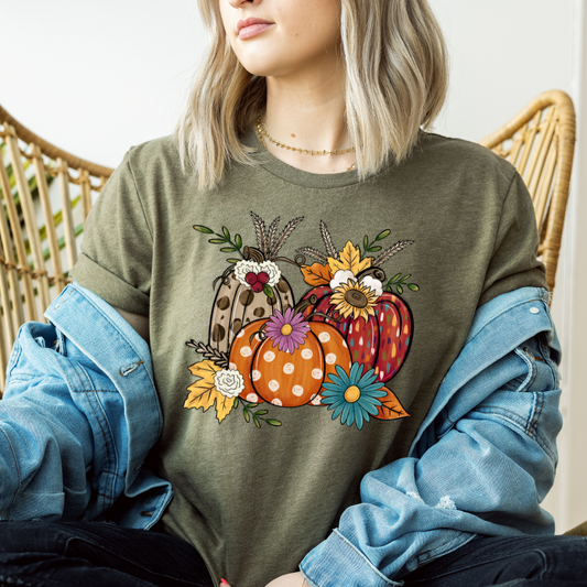 Preppy Polka Dot Pumpkins DTF