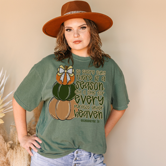 To Everything There Is A Season DTF Transfer