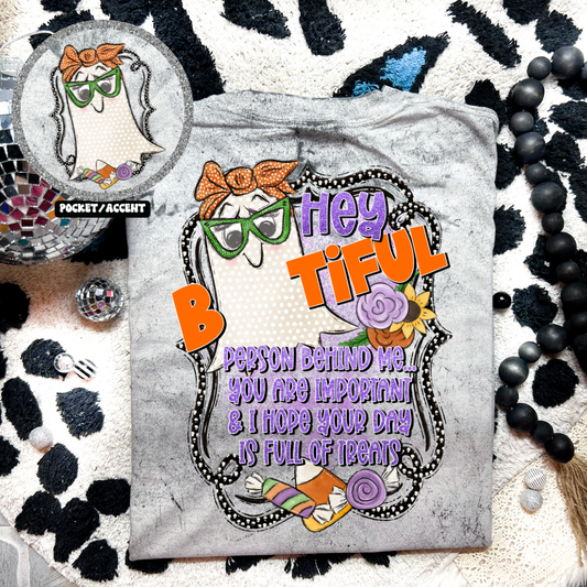 Dear Person Behind Me Halloween DTF Transfer