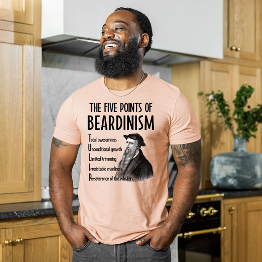 The 5 points of Beardism DTF Transfer