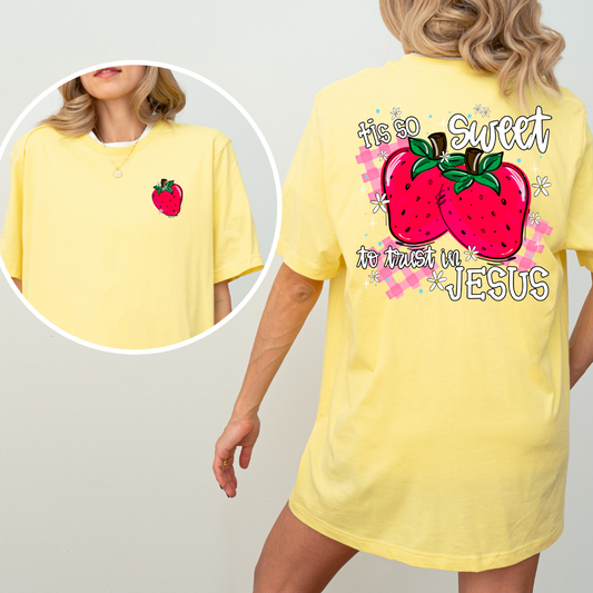 Tis So Sweet To Trust In Jesus DTF Transfer