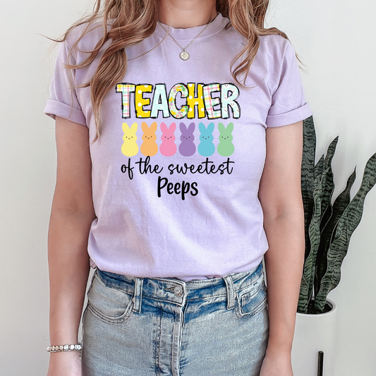 Teacher Of The Sweetest Peeps DTF