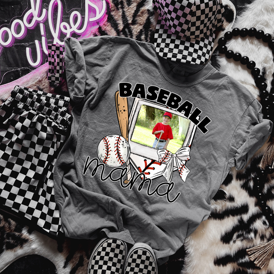 Baseball Photo DTF Transfer