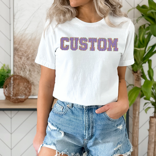 *Prepster Floral Custom DTF Transfer