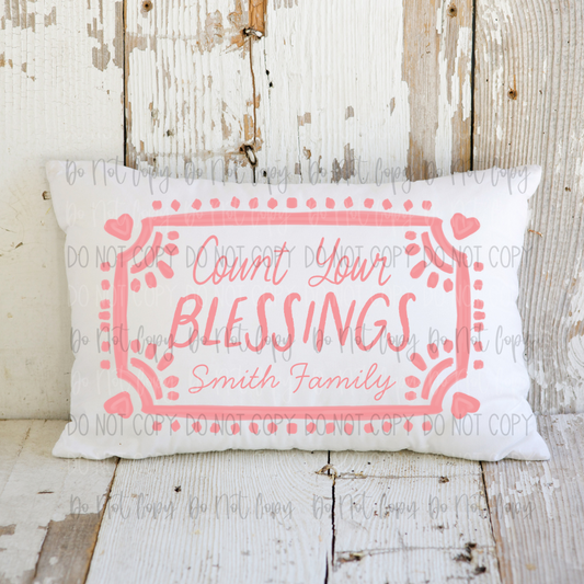 *Count Your Blessings Custom DTF Transfer